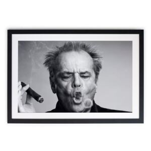 Čierno-biely plagát Little Nice Things Jack Nicholson, 40 x 30 cm