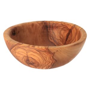 ČistéDrevo Šalátová miska z olivového dreva 20-23 cm