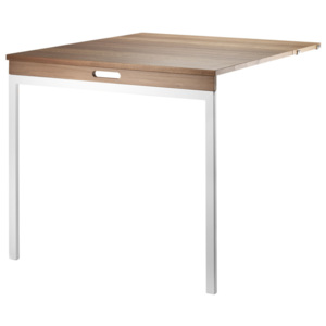 String Výklopný stolík String Folding Table, walnut/white