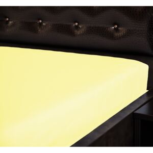 Jersey nepremokavá napínacia plachta Žltá Rozmer: 60 x 120 cm