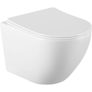 Mexen LENA Rimless, závesná WC misa, 48 x 36 cm, biela, 3322XX00