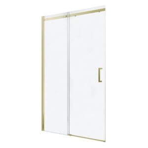 Mexen OMEGA posuvné sprchové dvere do otvoru 120 cm, zlatá-transparentná, 825-120-000-50-00