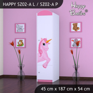 Skriňa Happy Pink SZ02-A