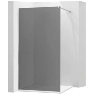 Mexen KIOTO sprchová zástena WALK-IN 8mm, 70x200 cm, sklo šedé(grafit), 800-070-000-00-40 (set)