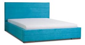 Čalúnená posteľ MONIKA modrá rozmer 160x200 cm