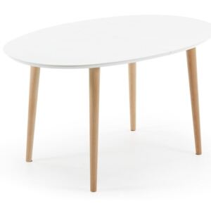 Rozkladací jedálenský stôl z bukového dreva La Forma Oakland, dĺžka 140-220 cm