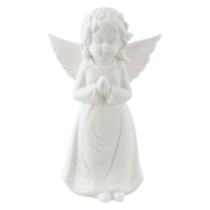 Biely porcelánový anjel - 11 * 8 * 18 cm