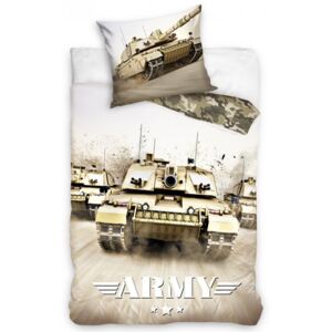 Posteľné obliečky Tank Army 140x200/70x90 cm