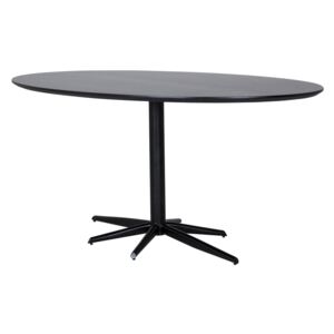 Čierny jedálenský stôl Canett Vema, 74 × 110 cm