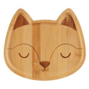 Sass & Belle Detský bambusový tanier v tvare líšky