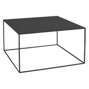 Čierny konferenčný stolík Custom Form Tensio, 80 × 80 cm