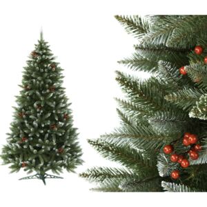 Bestent Vianočný stromček Smrek 150cm Luxury Diamond s jarabinou