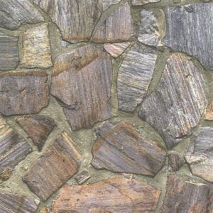 Vliesové tapety na stenu IMPOL Wood´n Stone 2 30724-1, obkladový kameň rula prírodná, rozměr 10,05 m x 0,53 m, A.S.Création