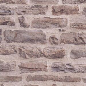 Vliesové tapety na stenu IMPOL Wood´n Stone 2 35580-1, ukladaný kameň hnedý, rozměr 10,05 m x 0,53 m, A.S.Création