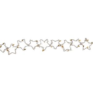 Vánoční řetěz Stars Pearls Antique Brass 180 cm (kód JESEN2020 na -20 %)