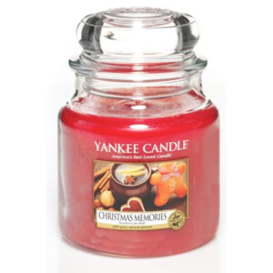 Yankee Candle vonná sviečka Christmas Memories Classic stredná