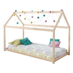 Detská posteľ v tvare domčeka, 70x140