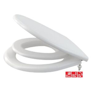 Alca plast WC dosky - WC doska s integrovanou vložkou, antibacterial, softclose, biela A606