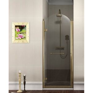 GELCO - ANTIQUE sprchové dvere 900mm, číre sklo, lavé, bronz (GQ1290LC)