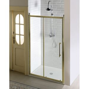 GELCO - ANTIQUE sprchové dveře posuvné,1100mm, ČIRÉ sklo, bronz (GQ4211C)