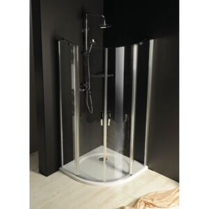 GELCO - ONE štvrťkruhová sprchová zástena 800x800 mm, číre sklo (GO5880)