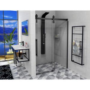GELCO - VOLCANO BLACK sprchové dveře 1200 mm, čiré sklo (GV1412)