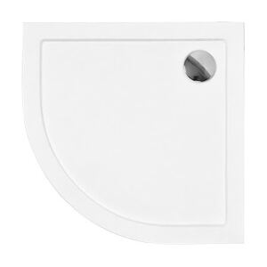 ARON SLIMLINE štvrťkruhová sprchová vanička 80 × 80 × 3 cm