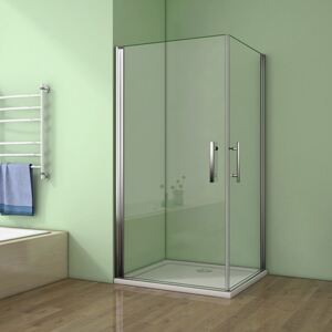 Sprchovací kút MELODY A4 90 cm s dvoma jednokrídlovými dverami
