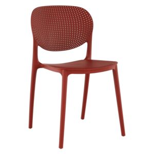 Záhradná stolička Fredd (červená). Vlastná spoľahlivá doprava až k Vám domov