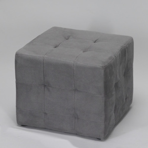 Sivá taburetka Simla Cube