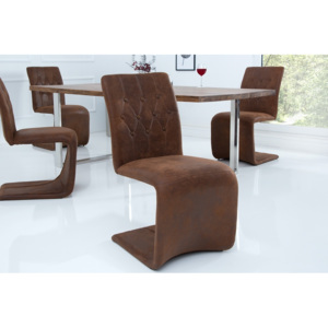 Dizajnová stolička Stage - hnedá