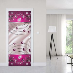 GLIX Fototapeta na dvere - Abstract Modern Design Pink