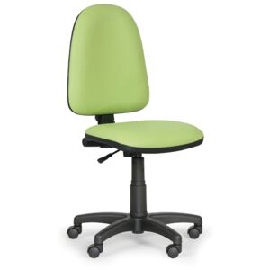 EUROSEAT Pracovná stolička Torino bez podpierok rúk, zelená