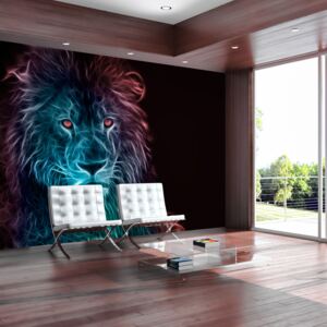 Fototapeta Bimago - Abstract lion - rainbow + lepidlo zadarmo 200x140 cm