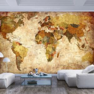 Fototapeta Bimago - Old World Map + lepidlo zadarmo 350x245 cm