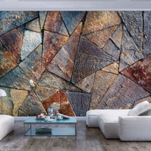 Fototapeta Bimago - Pavement Tiles (Colourful) + lepidlo zadarmo 200x140 cm