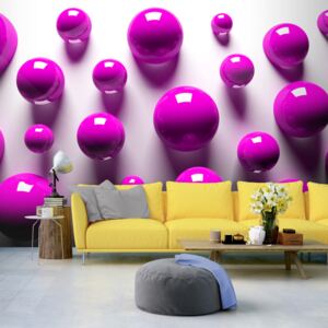 Fototapeta Bimago - Purple Balls + lepidlo zadarmo 200x140 cm