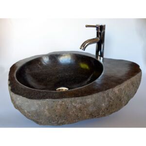 Umývadlo z prírodného riečneho kameňa The lavabo Slice Avoca