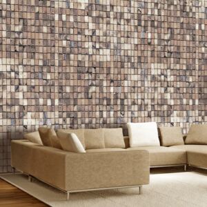 Fototapeta - Brick mosaic 400x280 cm