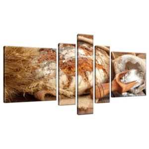 Obraz na plátne Vidiecky domáci chlieb 160x80cm 1356A_5J