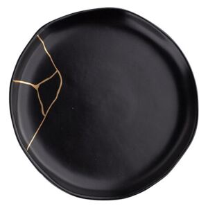 Altom Porcelánový dezertný tanierMagnific, 18 cm, čierna