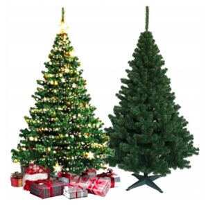 Tradičný zelený vianočný stromček 220 cm pre krásne vianočné obdobie Zelená