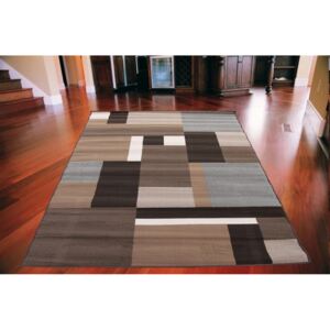 Kusový koberec PP Tetris hnedý, Velikosti 120x170cm