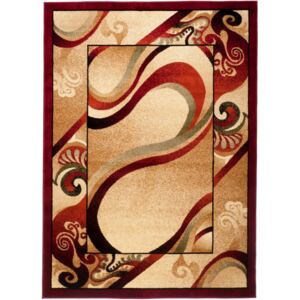 Kusový koberec Vlnenie červený, Velikosti 140x190cm