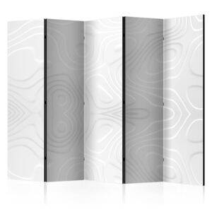 Paraván - Room divider - White waves II 225x172
