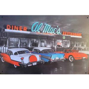 Ceduľa Diner Restaurant 30cm x 20cm Plechová tabuľa