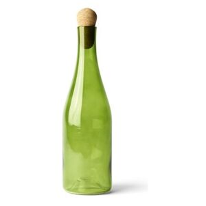 QDO Sklenená fľaša Tapagne – zelená