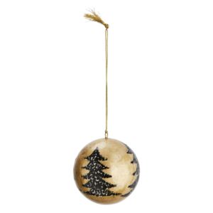 Vianočná ozdoba Trees Gold - 7 cm