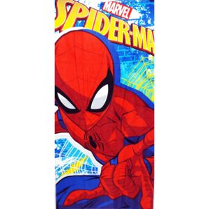 Setino Detská osuška "Spider-man" - modrá 70 x 140 cm