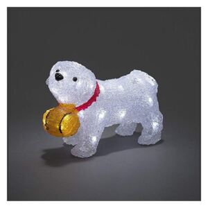 Exihand LED Vonkajšia vianočná dekorácia DOG 32xLED/4xAA IP44 EX0064 + záruka 5 rokov zadarmo